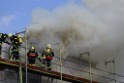 Dachstuhlbrand Koeln Poll Geislarerstr P196